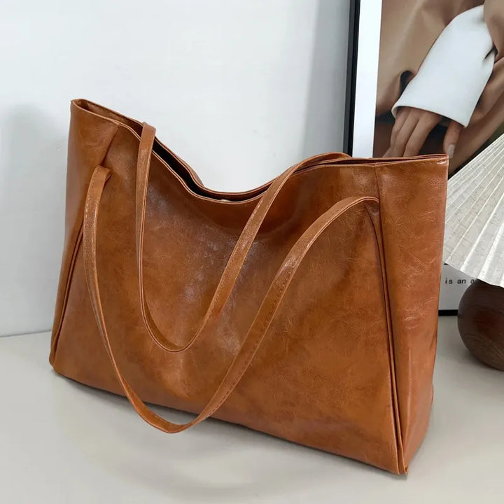 Surabaya | Rote Laptoptasche aus Kunstleder