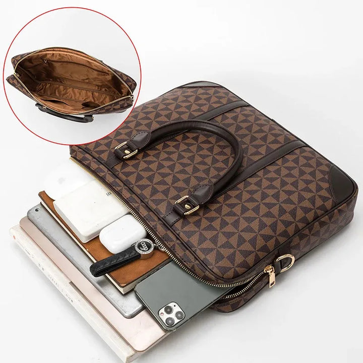 Nagoya | Echtleder-Laptoptasche mit schulterriemen