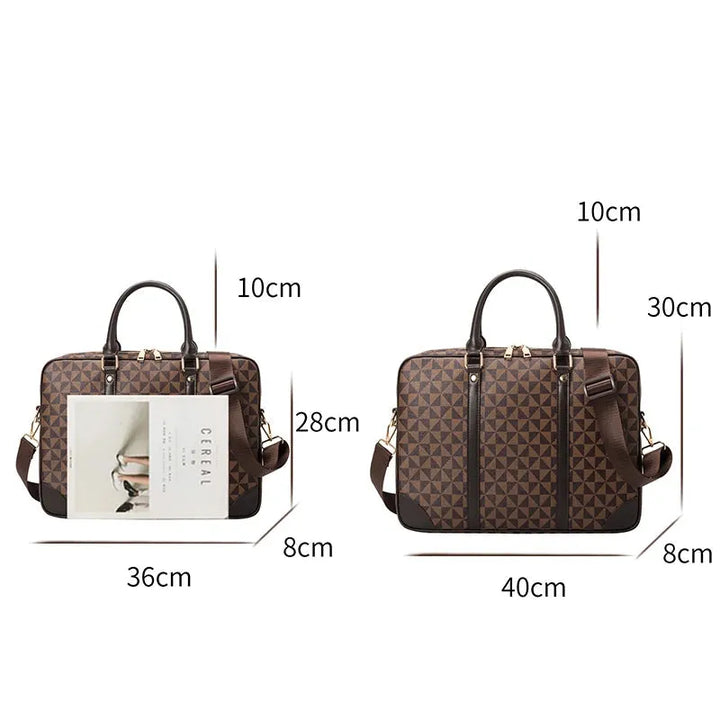 Nagoya | Echtleder-Laptoptasche mit schulterriemen
