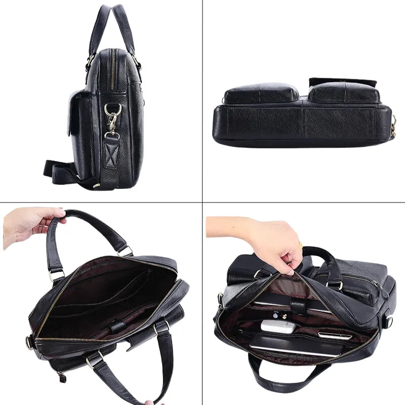 Muscat | Herren-Laptoptasche echtes Leder