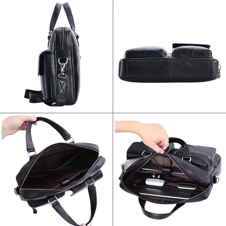 Muscat | Herren-Laptoptasche echtes Leder