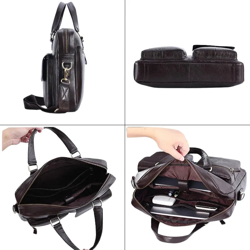 Muscat | Herren-Laptoptasche echtes Leder