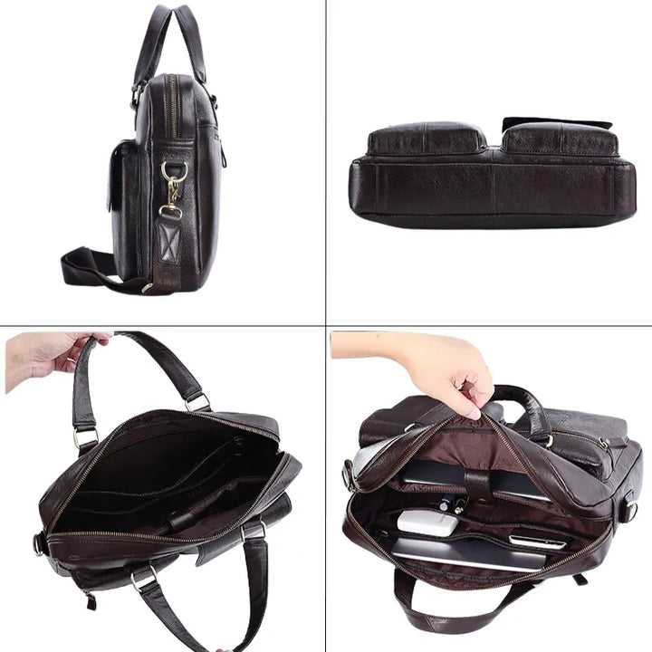 Muscat | Herren-Laptoptasche echtes Leder