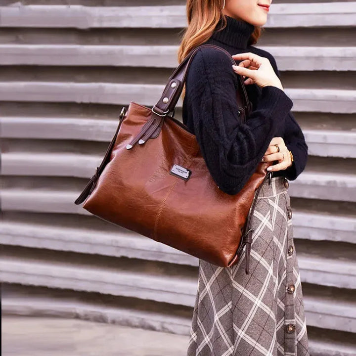 Bandung | Vintage Kunstleder Business‑Bag