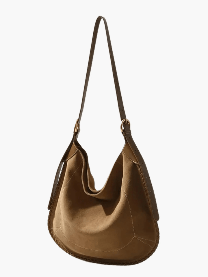 Ashgabat | suede Hobo‑Bag im Slouch‑Style
