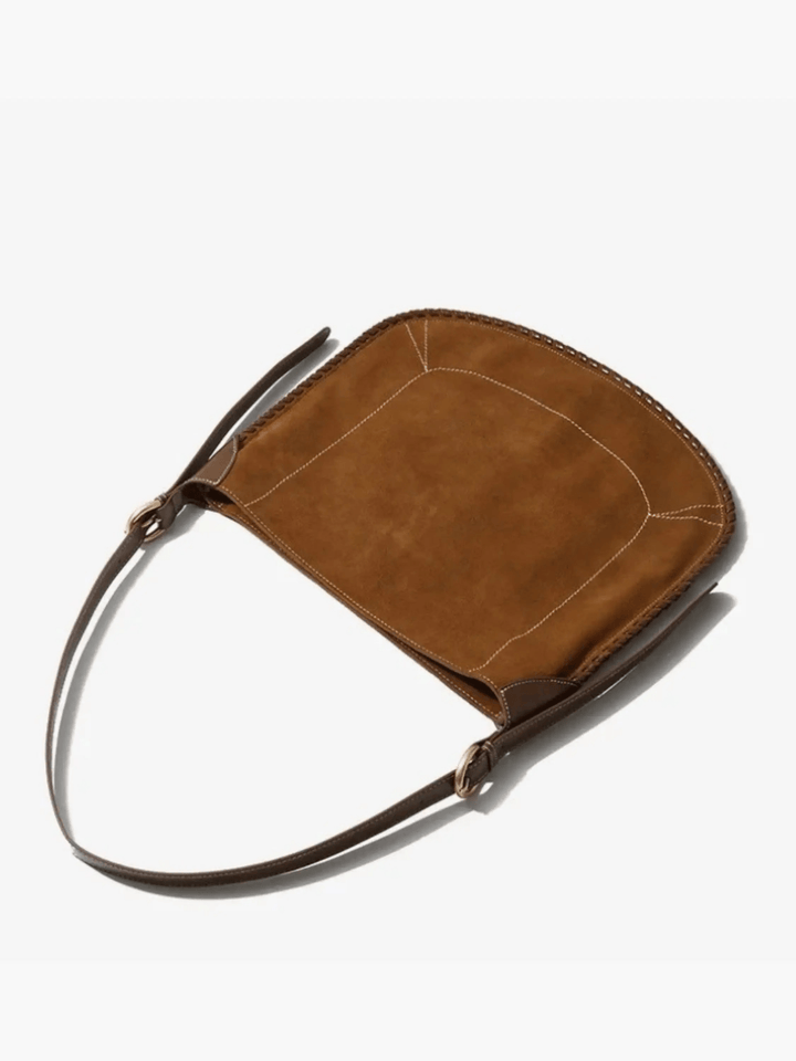 Ashgabat | suede Hobo‑Bag im Slouch‑Style
