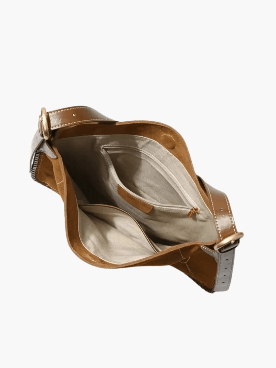 Ashgabat | suede Hobo‑Bag im Slouch‑Style