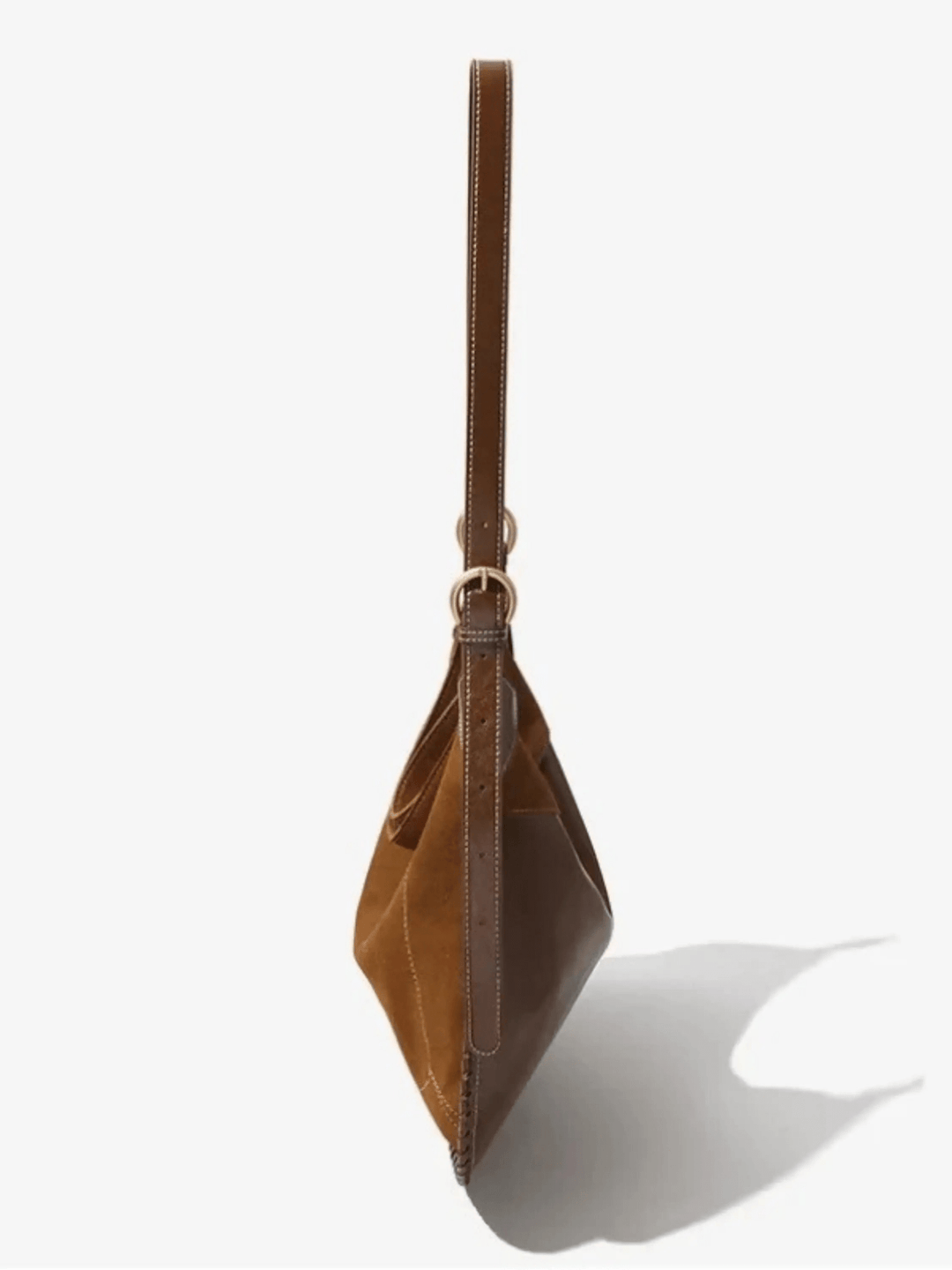 Ashgabat | suede Hobo‑Bag im Slouch‑Style