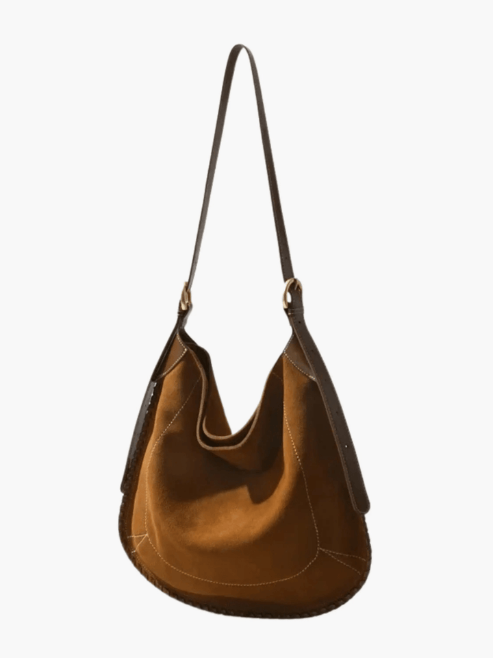 Ashgabat | suede Hobo‑Bag im Slouch‑Style