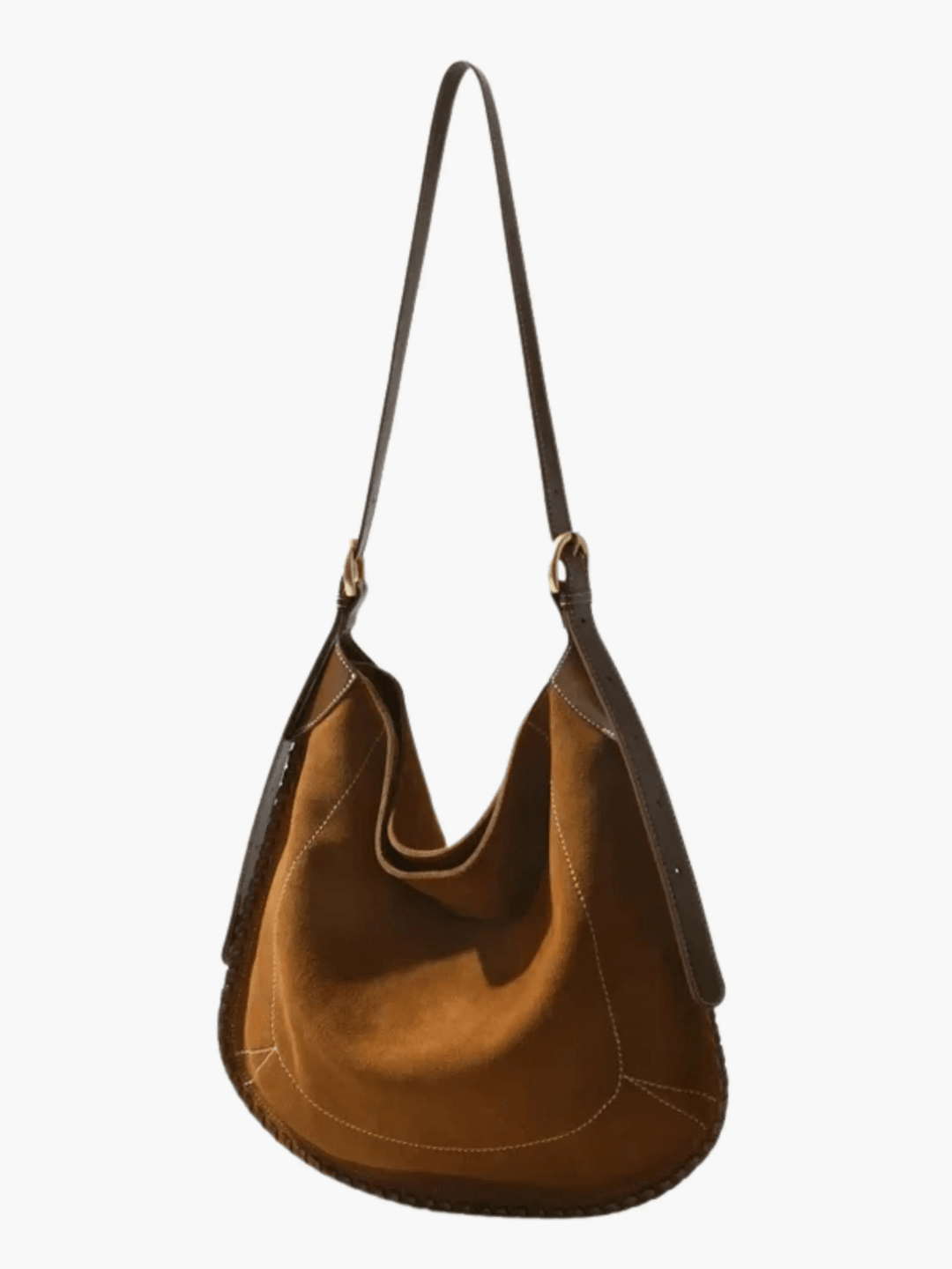 Ashgabat | suede Hobo‑Bag im Slouch‑Style