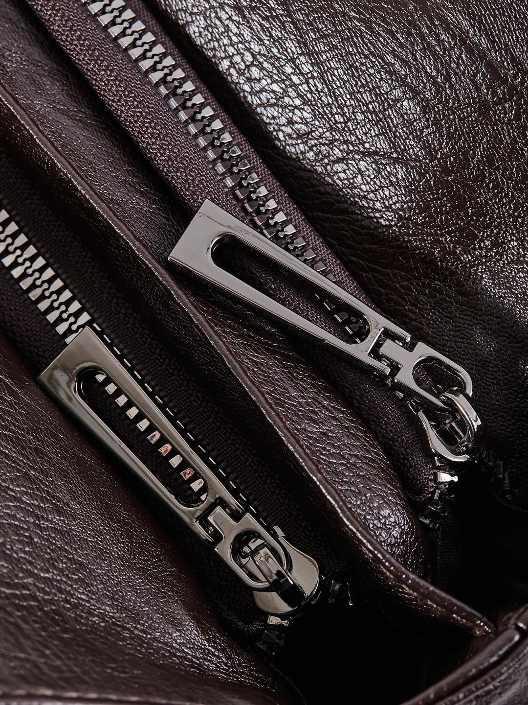 Xiamen | Multi‑Pocket Leder‑Schultertasche