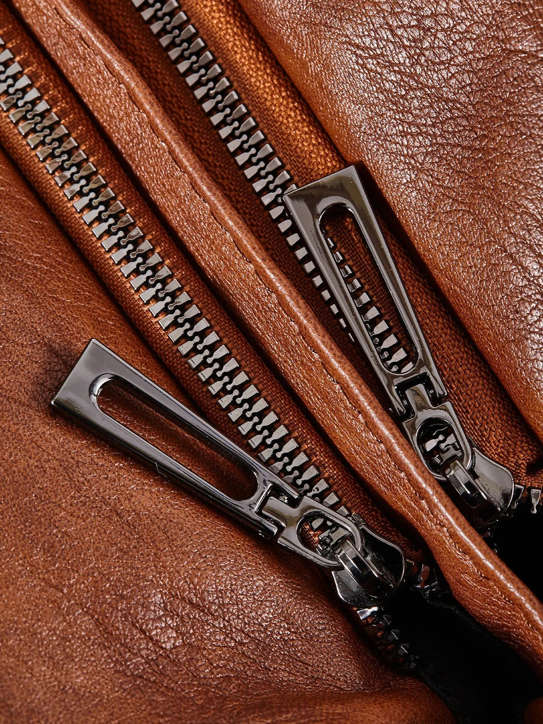 Xiamen | Multi‑Pocket Leder‑Schultertasche