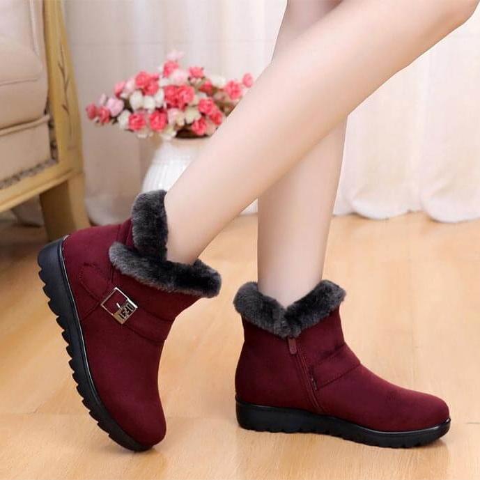 Noelie | Plüsch-Schneestiefel für Frauen