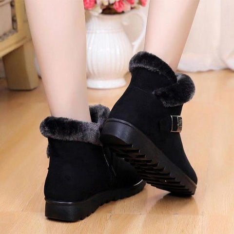 Noelie | Plüsch-Schneestiefel für Frauen