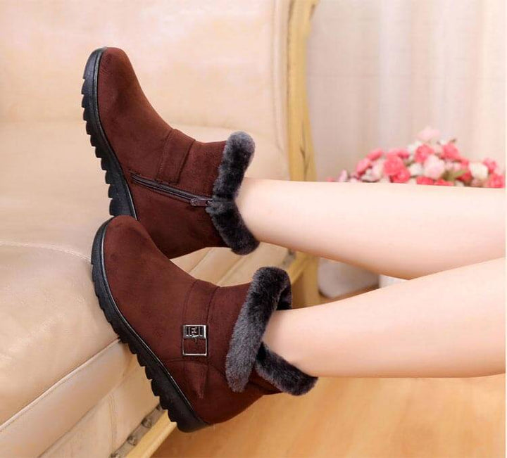 Noelie | Plüsch-Schneestiefel für Frauen