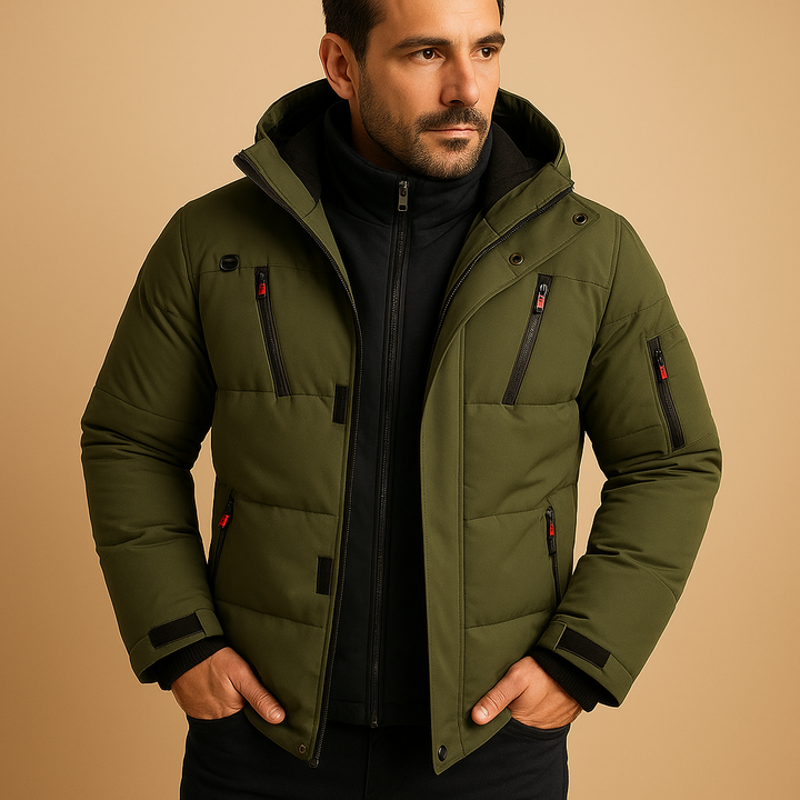 Zachary | Wasserdichte Herren Winterjacke