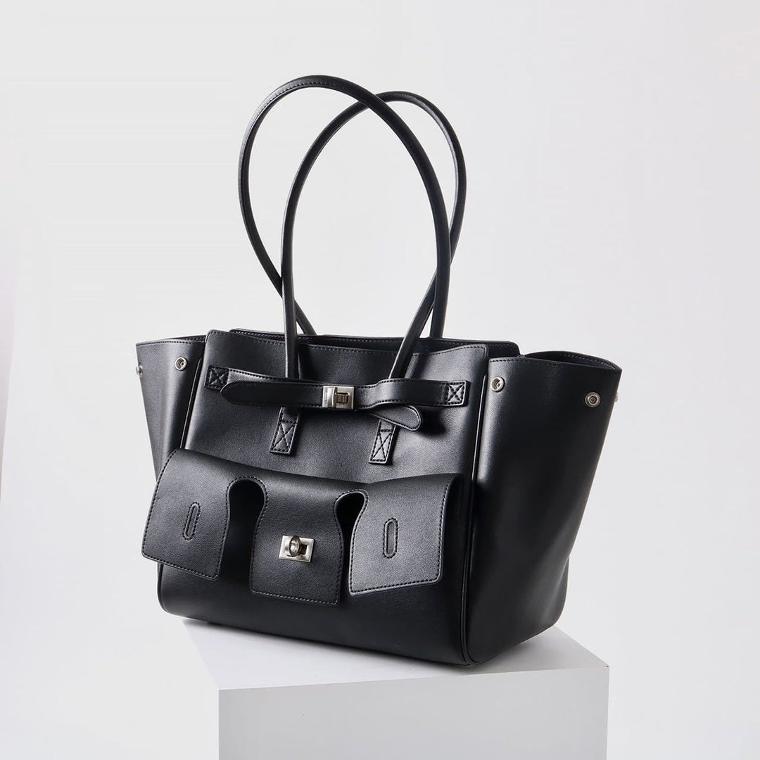 Likasi | Elegante Lederhandtasche mit Schnalle