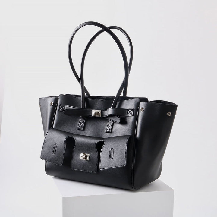Likasi | Elegante Lederhandtasche mit Schnalle