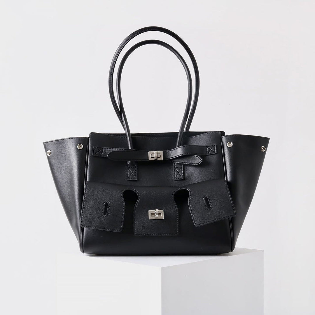 Likasi | Elegante Lederhandtasche mit Schnalle