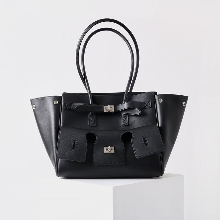 Likasi | Elegante Lederhandtasche mit Schnalle