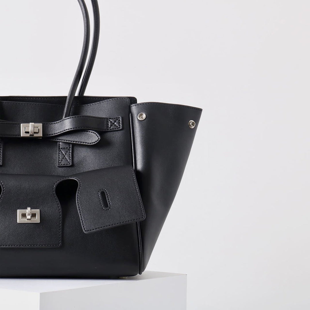 Likasi | Elegante Lederhandtasche mit Schnalle