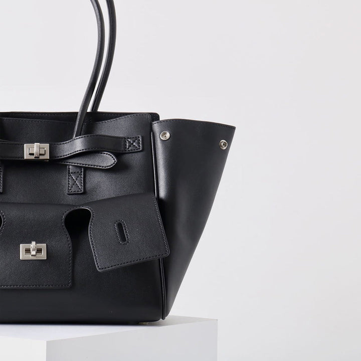 Likasi | Elegante Lederhandtasche mit Schnalle