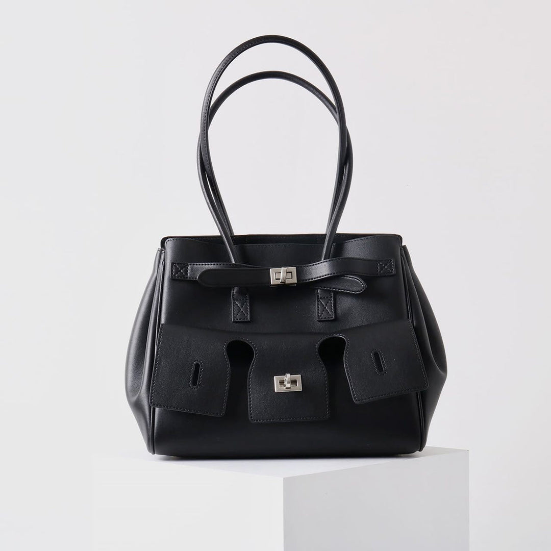 Likasi | Elegante Lederhandtasche mit Schnalle