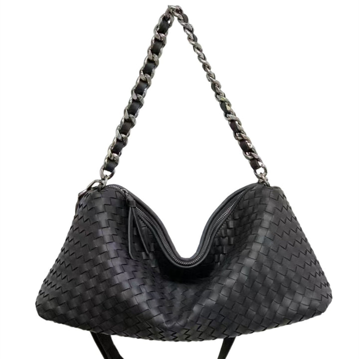 Nanchang  | Gewebte Leder‑Hobo‑Tasche
