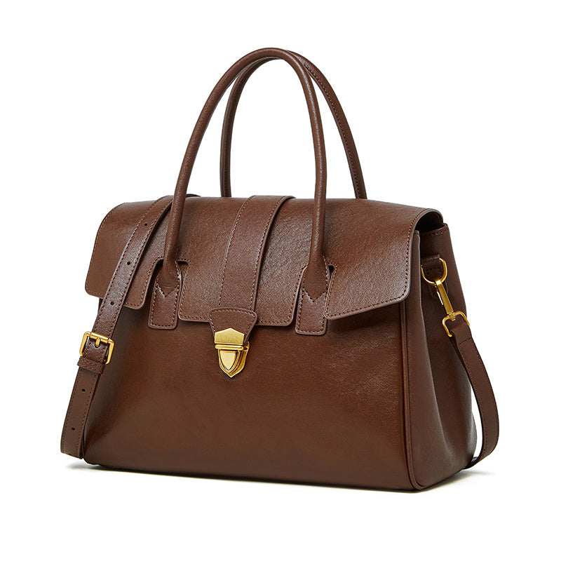 Guilin | Klassische Leder‑Satchel