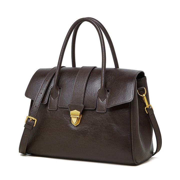 Guilin | Klassische Leder‑Satchel