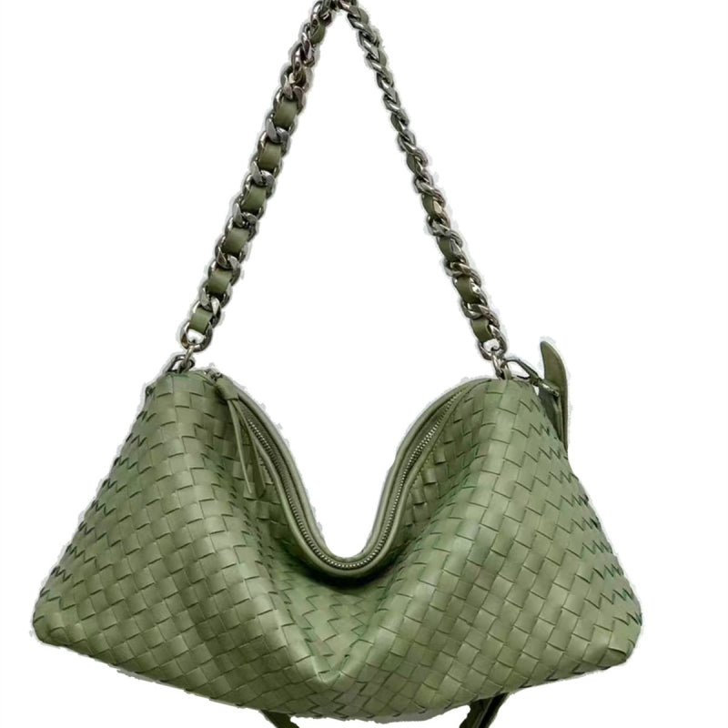 Nanchang  | Gewebte Leder‑Hobo‑Tasche