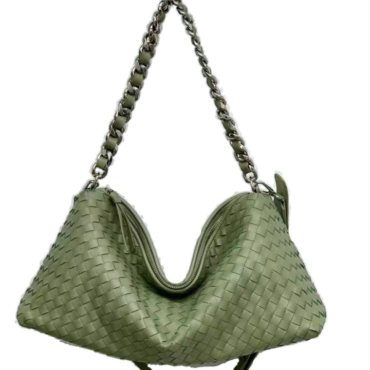 Nanchang  | Gewebte Leder‑Hobo‑Tasche