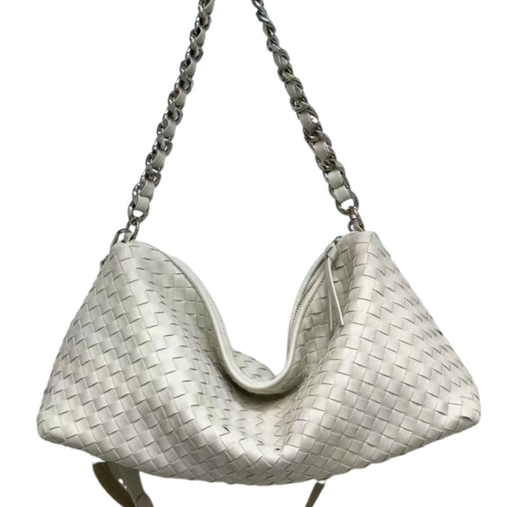 Nanchang  | Gewebte Leder‑Hobo‑Tasche