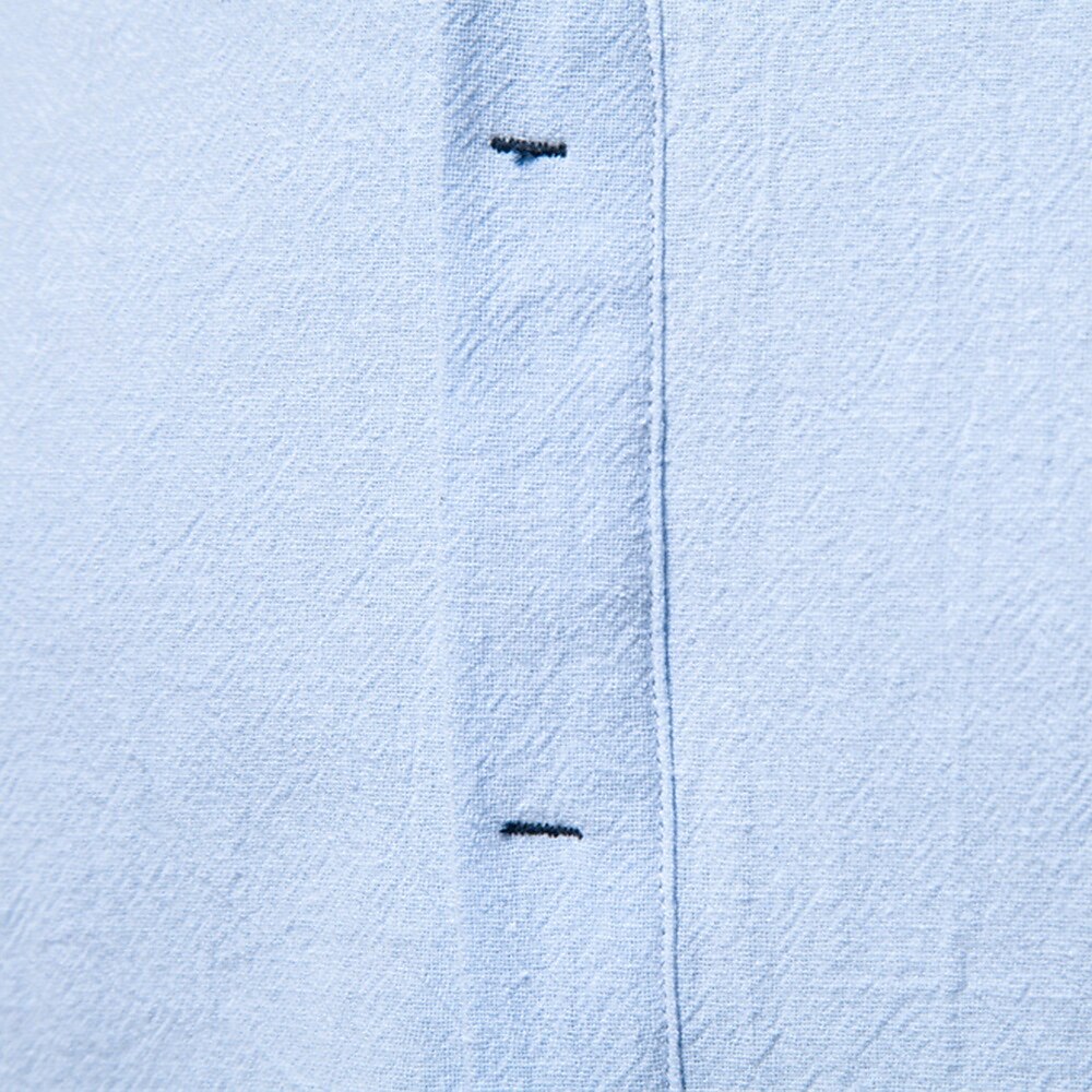 Nolen | Baumwollhemd mit Stehkragen