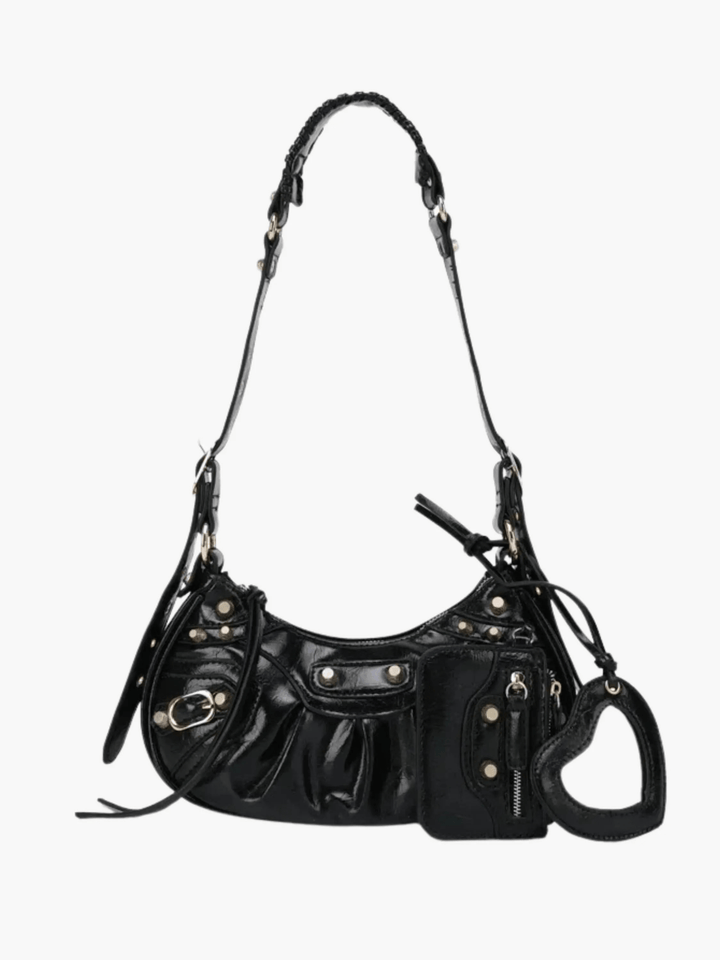 Segovia | Studded Shoulder Bag mit Mini‑Pouch